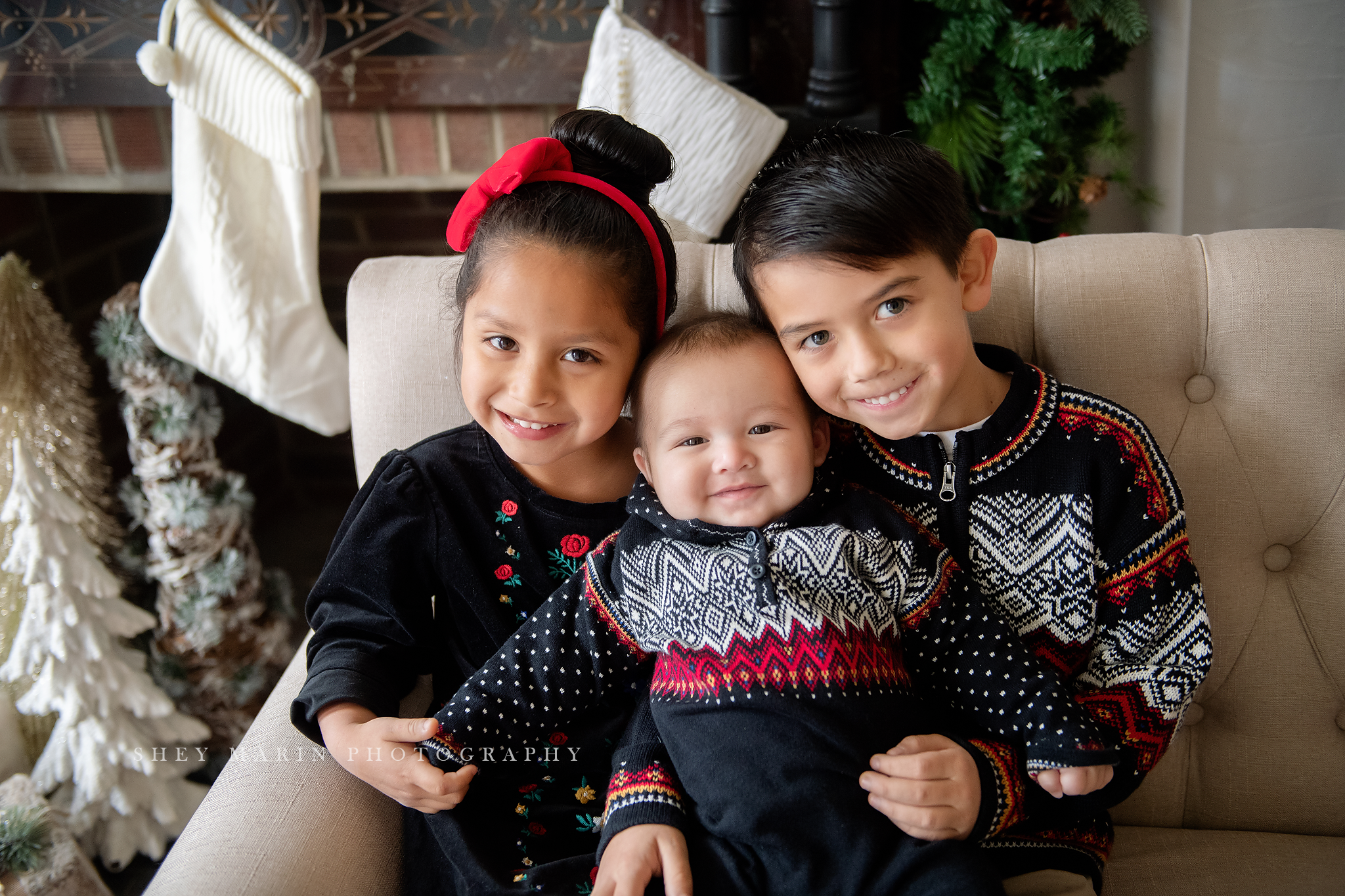 Santa minis Washington DC santa claus photo session