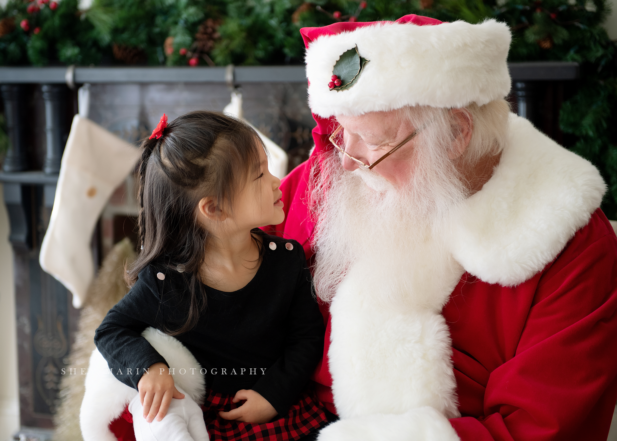 Santa minis Washington DC santa claus photo session