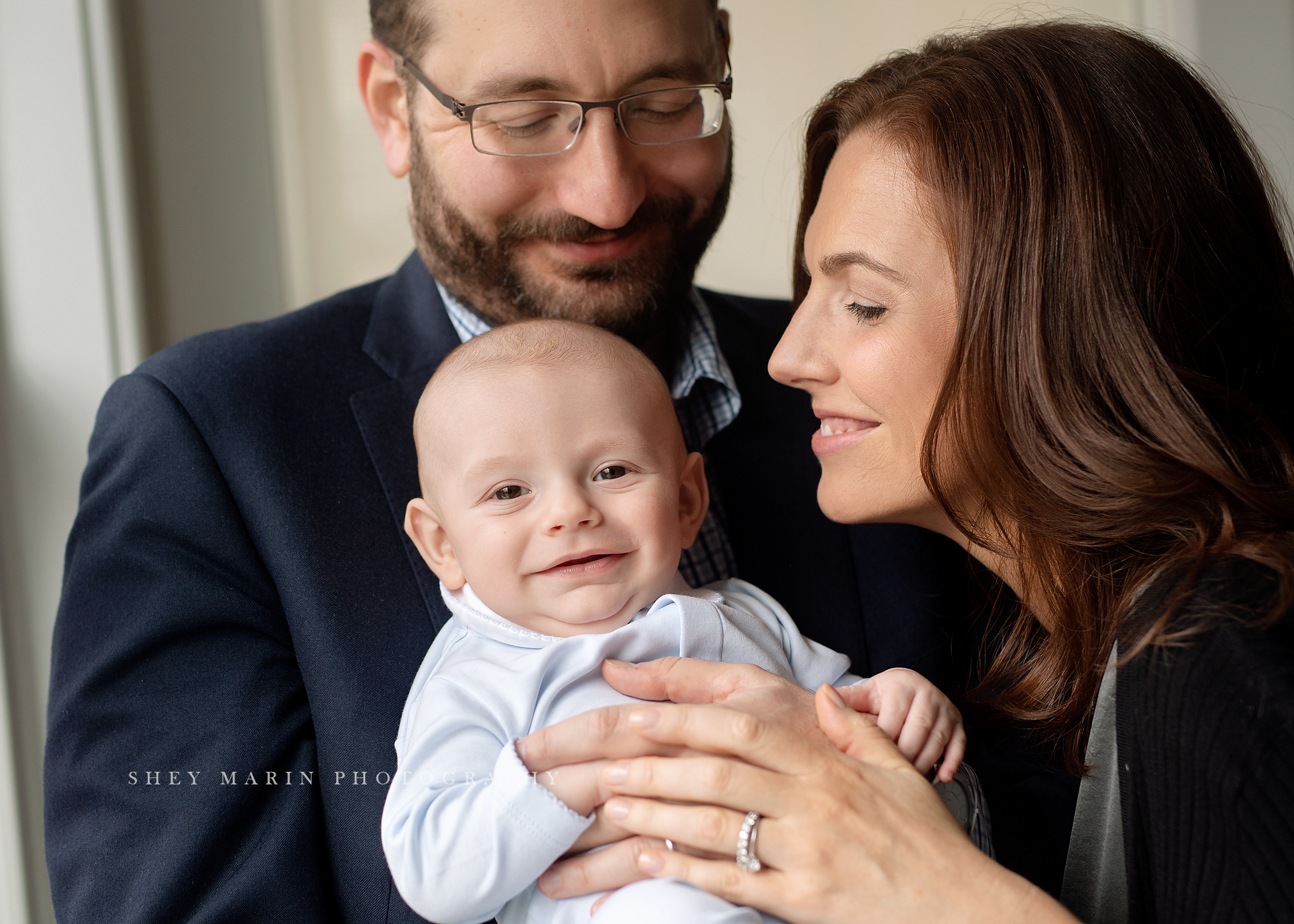 three month old baby photographer washington dc