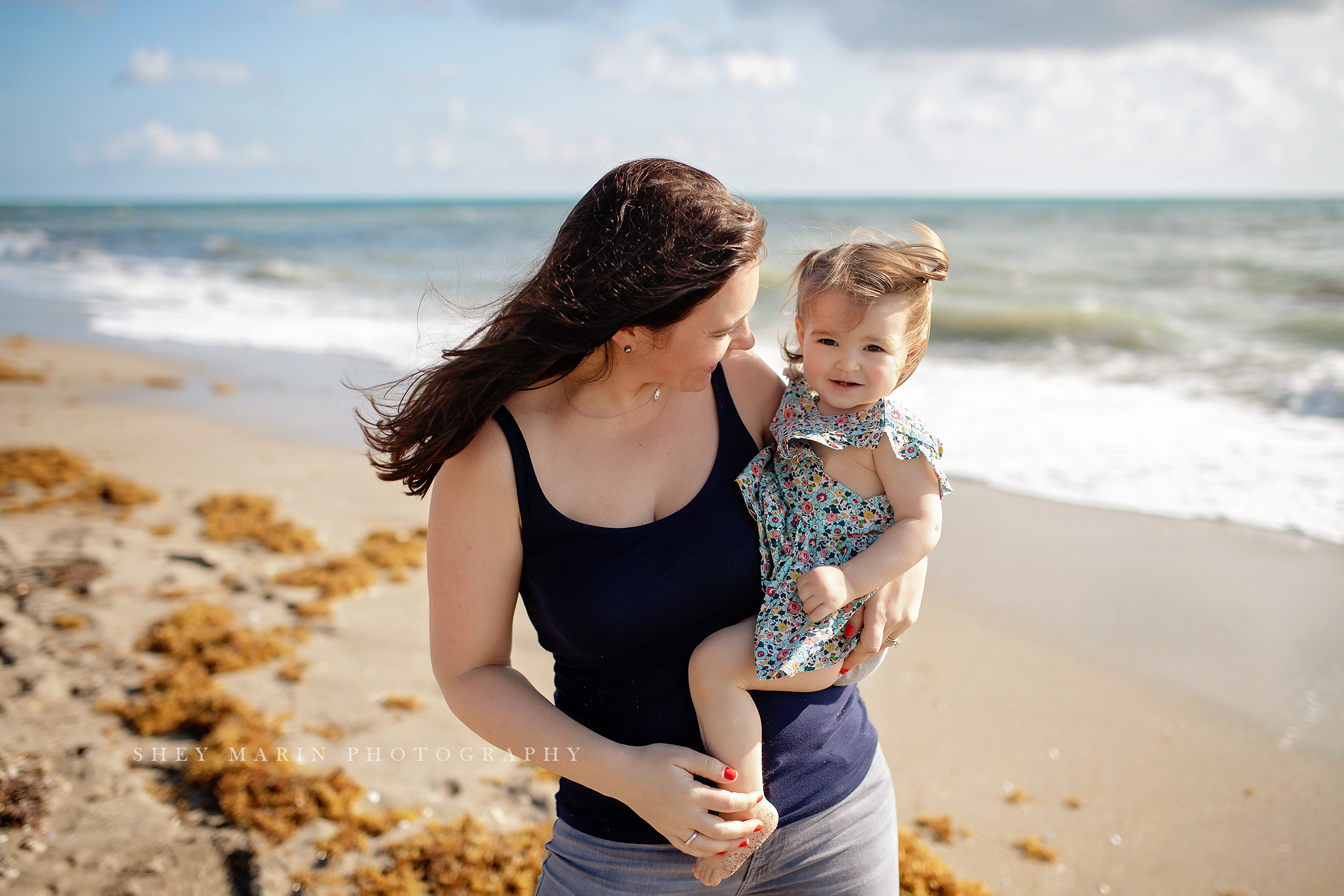 ocean jupiter Florida family photosession