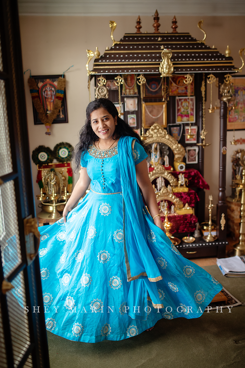 Ijamsville MD photosession Indian sari