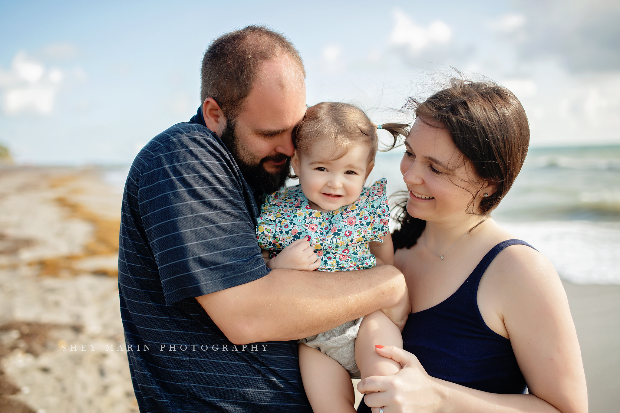 ocean jupiter Florida family photosession