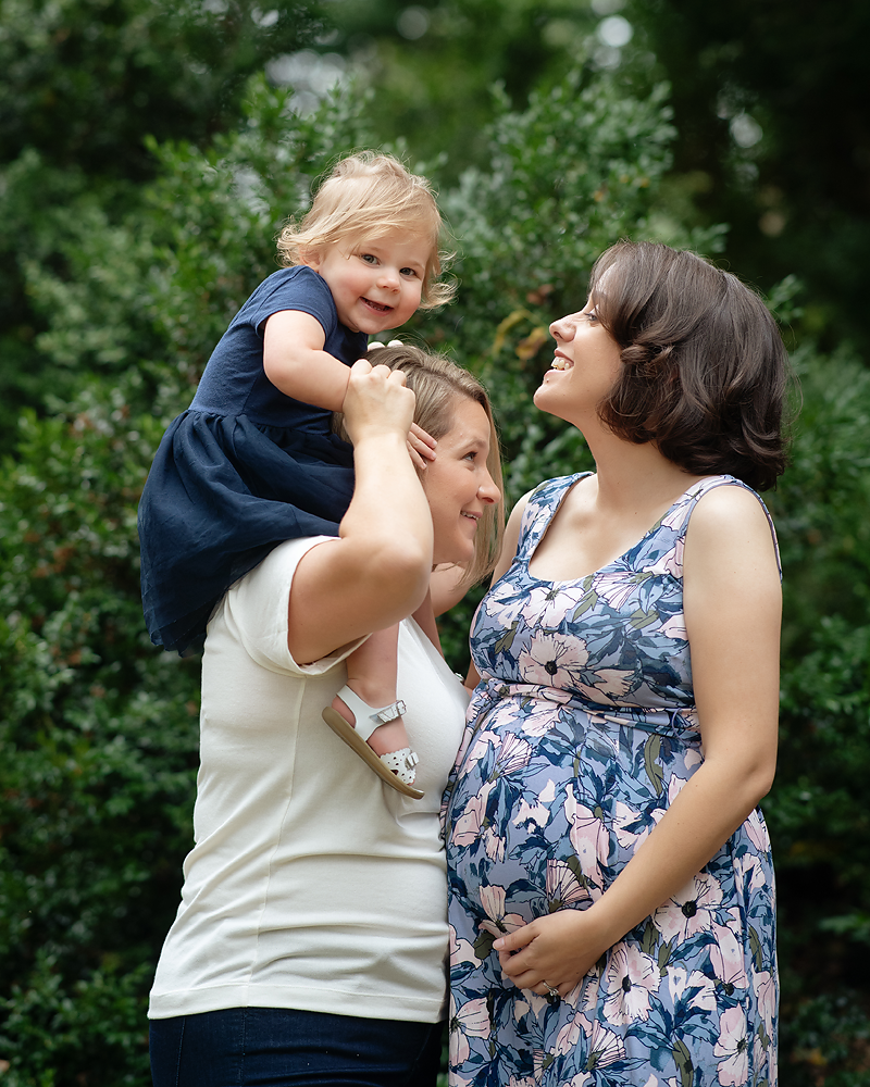 lesbian maternity session