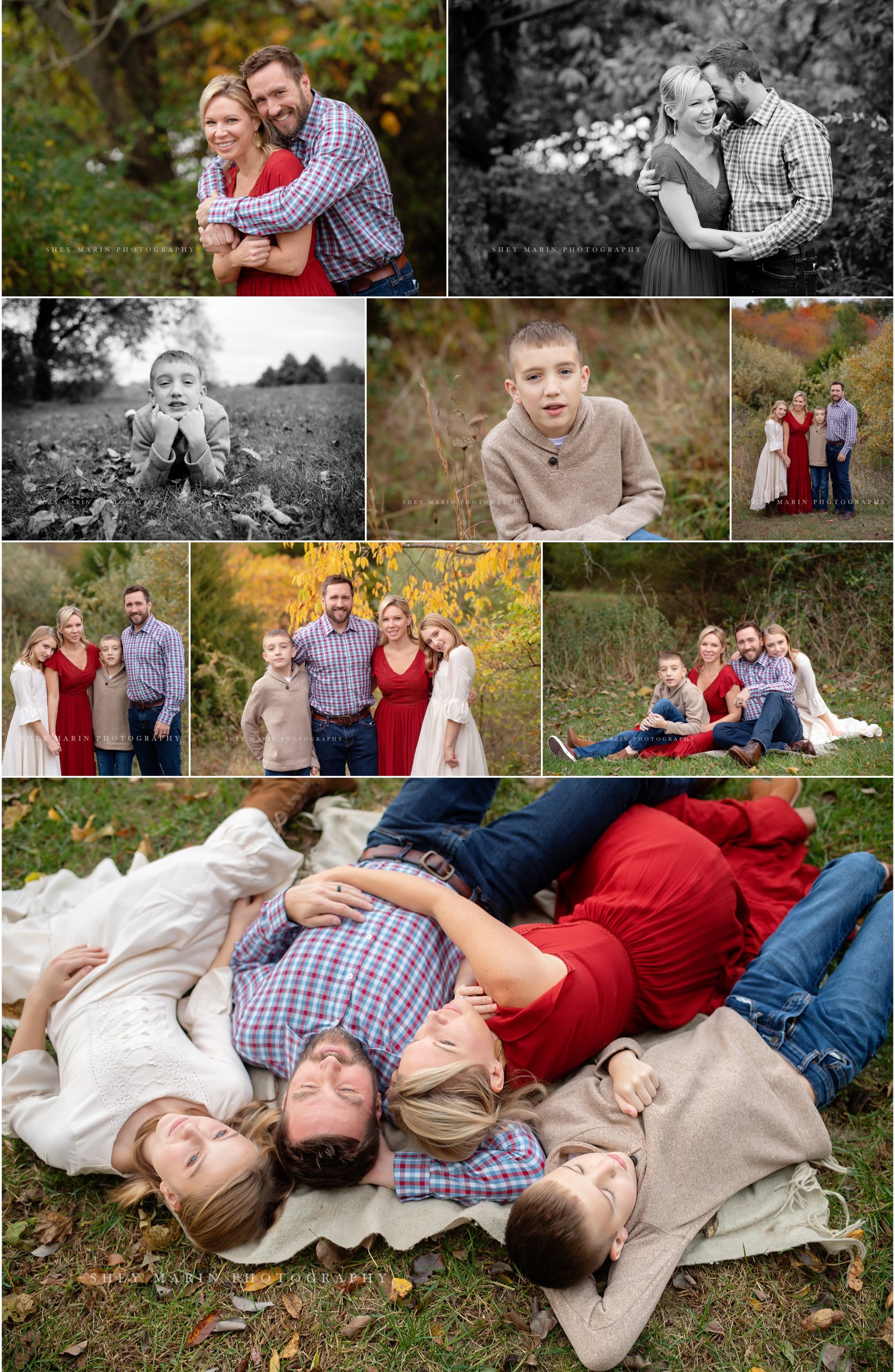 fall family photo session frederick maryland