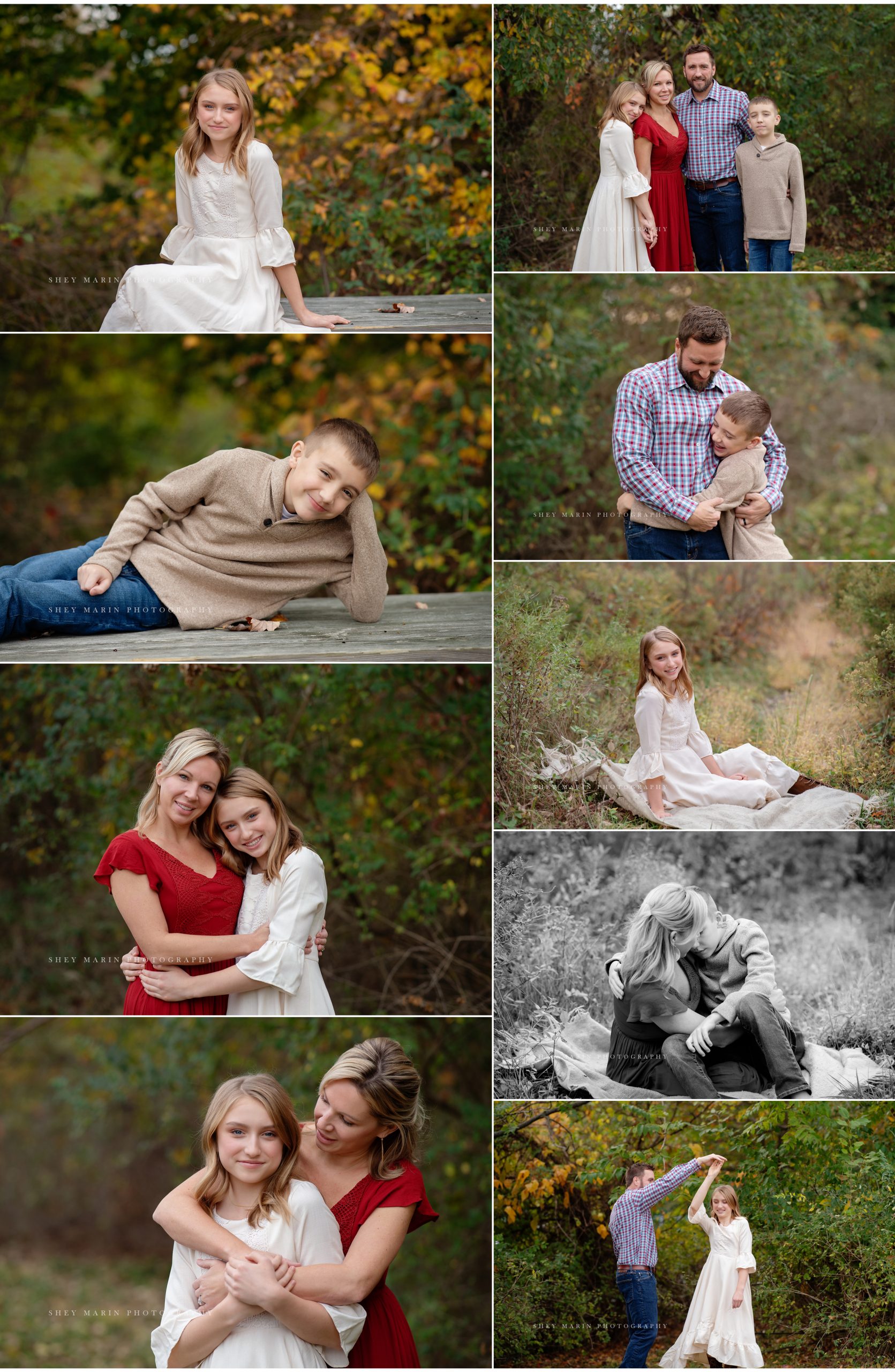 fall family photo session frederick maryland