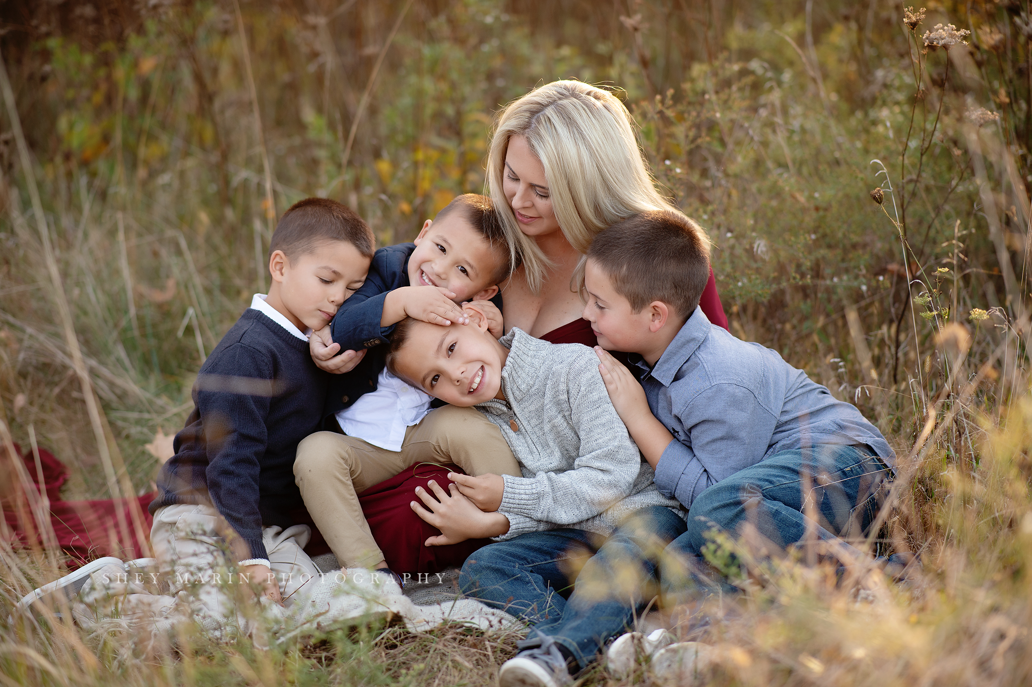 fall foliage maryland photo session