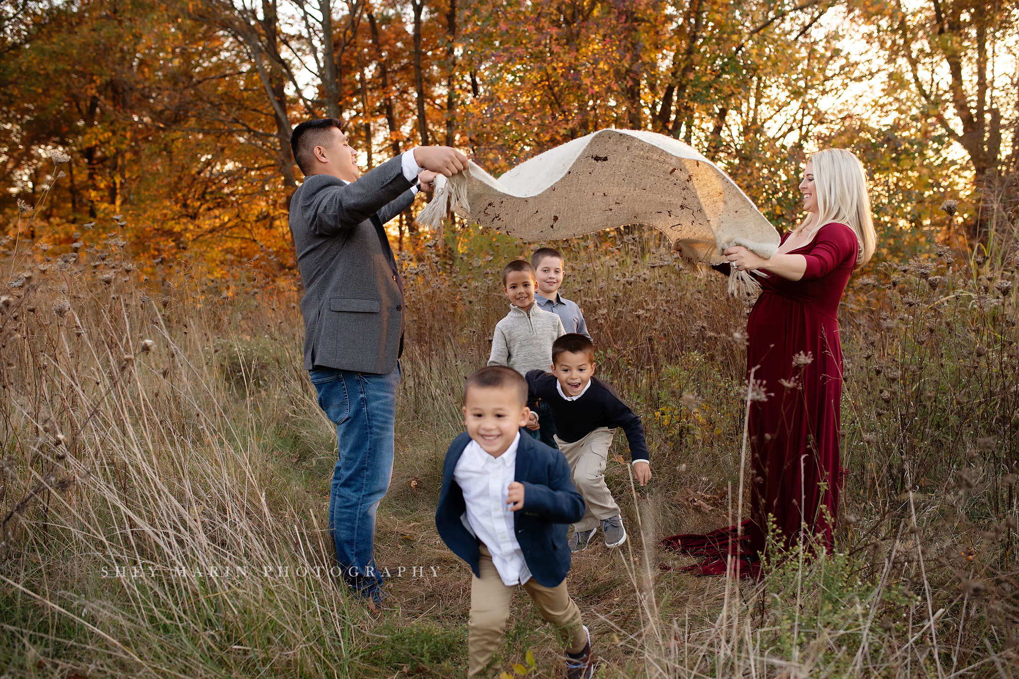 fall foliage maryland photo session