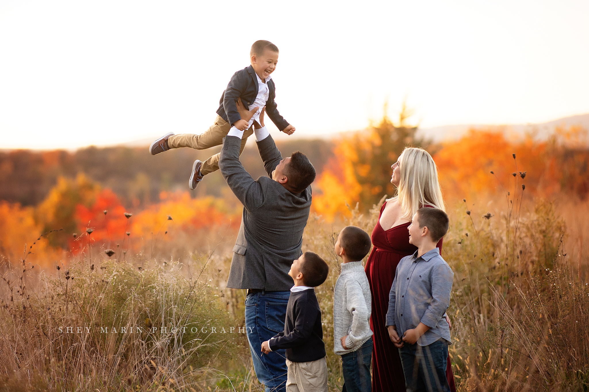 fall foliage maryland photo session