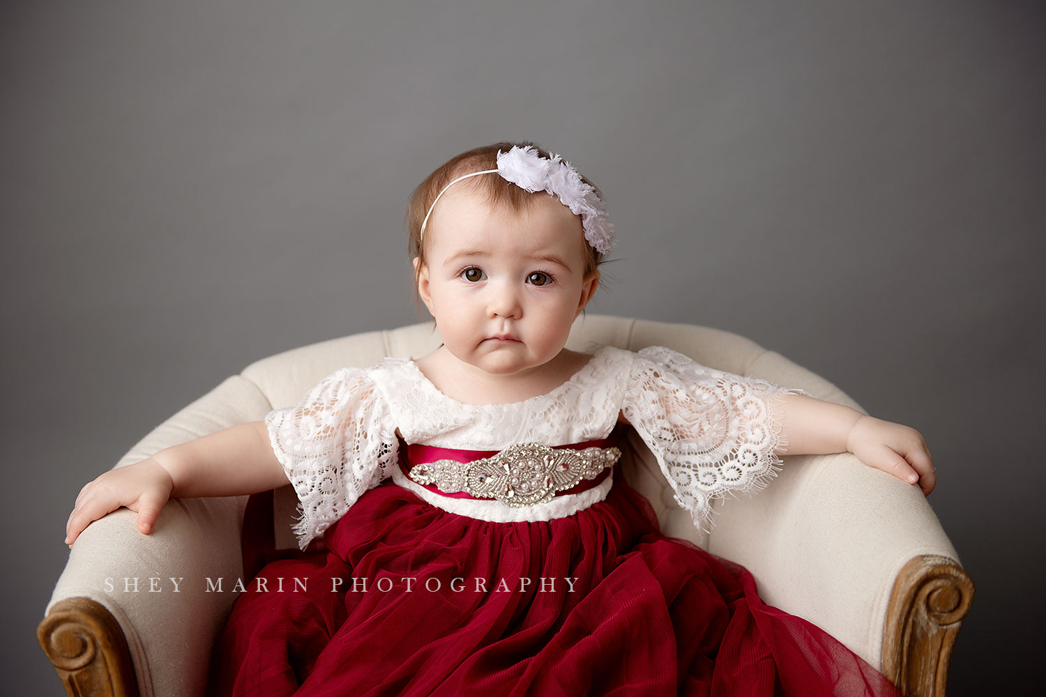 cake smash first birthday photo session