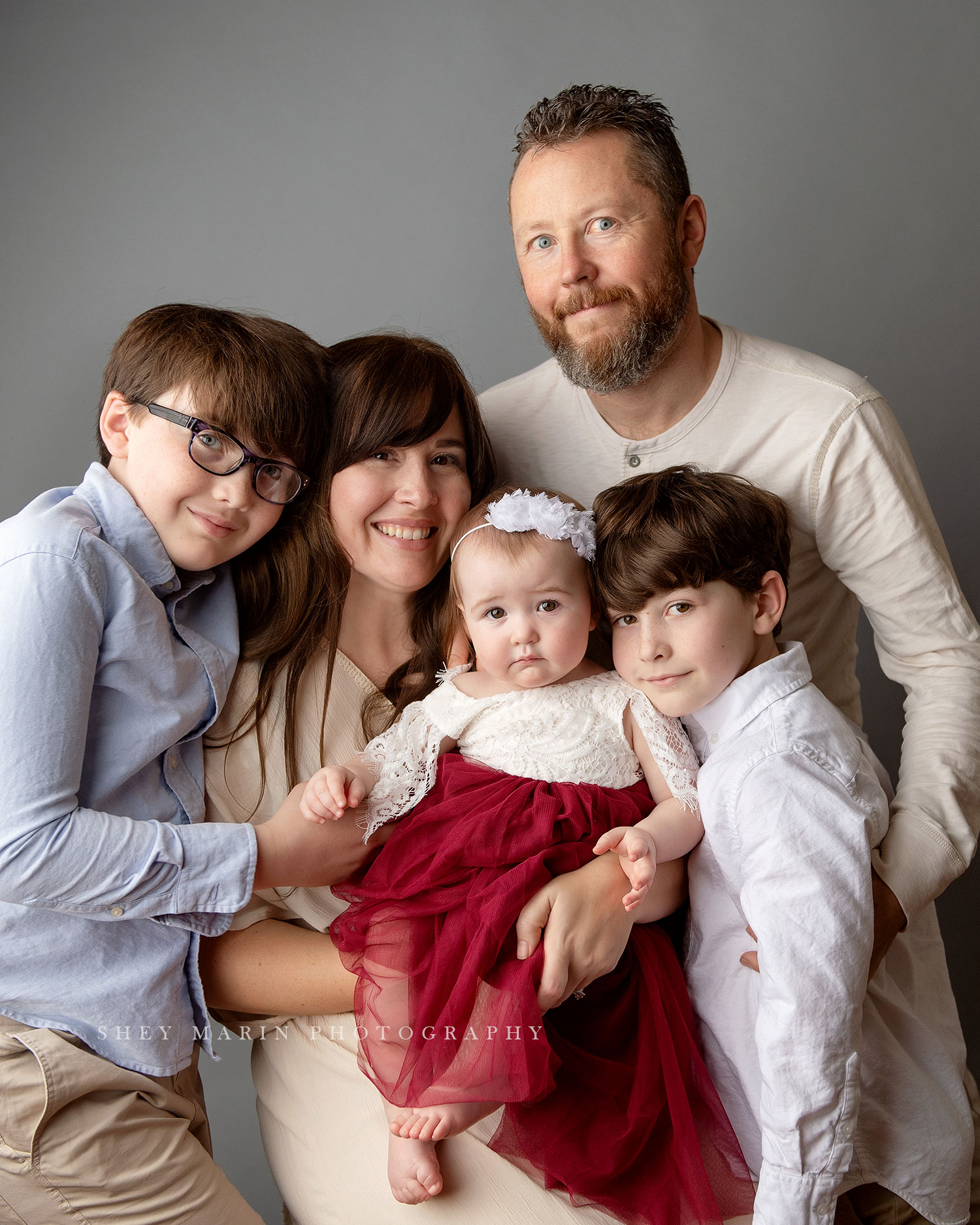 cake smash first birthday photo session