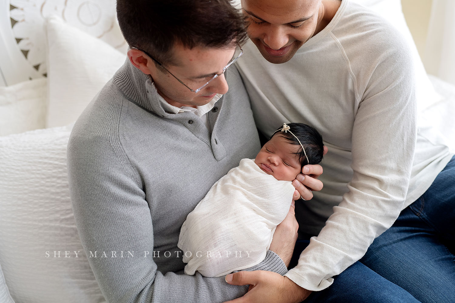 LGBTQ dads newborn photography